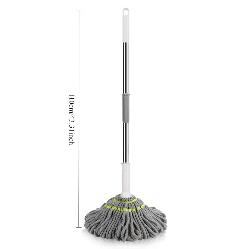 Self-Wringing String Mop – Effortless Cleaning with Built-In Twist Mechanism