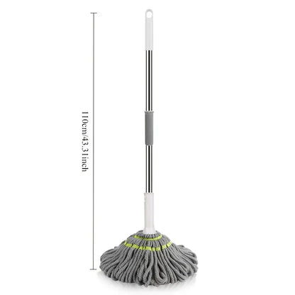 Self-Wringing String Mop – Effortless Cleaning with Built-In Twist Mechanism