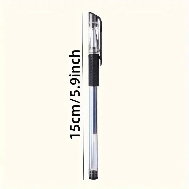 Smudge Pen Ink Quick-Drying Black Gel Pen – Smooth Writing, Smudge-Free Ballpoint Pen ...