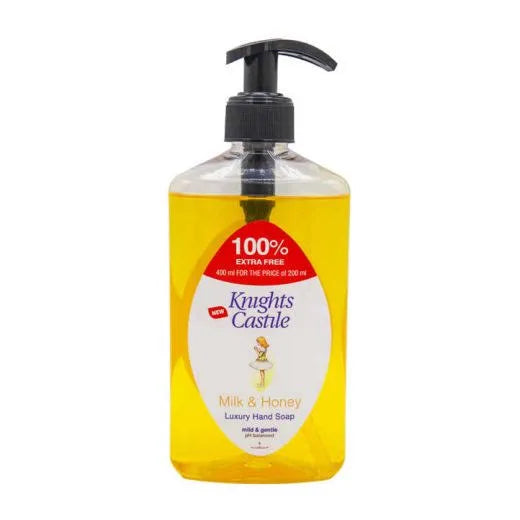 KNIGHTS CASTLE MILK HONEY HAND WASH 400ML