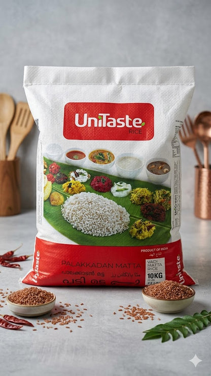 10KG Uni Taste Palakkadan Matta Rice